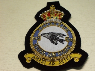 212 Sqdn KC RAF blazer badge - Click Image to Close