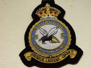 213 Sqdn KC RAF badge - Click Image to Close
