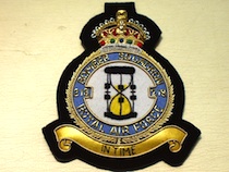 218 Squadron RAF KC blazer badge - Click Image to Close