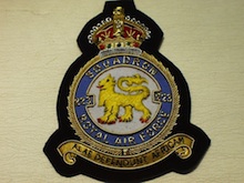 223 Squadron KC blazer badge - Click Image to Close