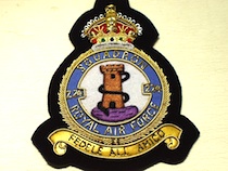 224 Squadron RAF KC wire blazer badge - Click Image to Close