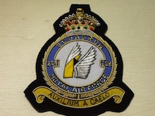 228 Squadron RAF KC blazer badge - Click Image to Close