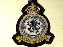 234 Squadron KC wire blazer badge - Click Image to Close
