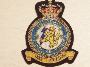 178 Sqdn QC RAF blazer badge - Click Image to Close