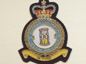218 Bomber Sqdn RAF blazer badge - Click Image to Close