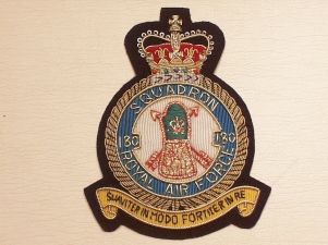 180 Squadron QC RAF blazer badge - Click Image to Close