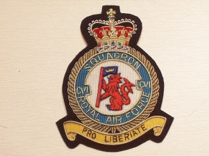106 RAF Sqdn QC blazer badge - Click Image to Close