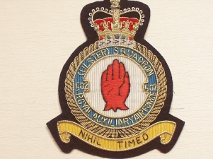 502 Sqdn RAF Aux QC blazer badge - Click Image to Close