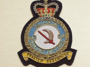 600 Squadron RAF Auxiliary Air Force blazer badge - Click Image to Close