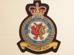 235 RAF Sqdn blazer badge - Click Image to Close