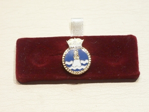HMS Albion lapel badge - Click Image to Close