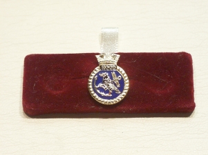 HMS Hood lapel badge - Click Image to Close