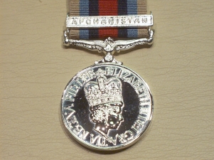 OSM Afghanistan with bar full size copy medal - Click Image to Close