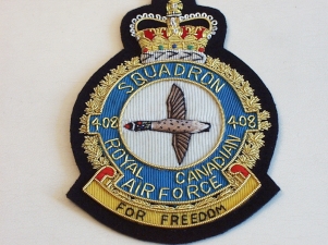 408 Sqdn RCAF blazer badge - Click Image to Close