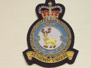 90 Group RAF blazer badge - Click Image to Close
