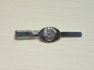 RAF solid Silver tie slide - Click Image to Close