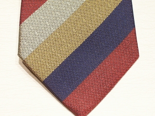 Royal Regiment of Fusiliers four stripe polyester tie 151 - Click Image to Close