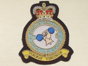 21 Sqdn RAF QC blazer badge - Click Image to Close
