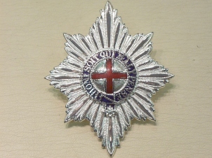 Coldstream Guards pugaree enamelled helmet plate 23 - Click Image to Close