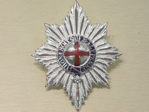 Coldstream Guards pugaree enamelled helmet plate 23 - Click Image to Close