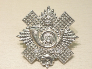 Highland Light Infantry Kings crown cap badge - Click Image to Close