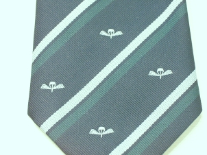 Parachute Signals polyester crested tie - Click Image to Close