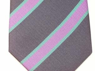 General Service post 1962 polyester striped tie - Click Image to Close