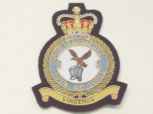 2 Group Headquarters blazer badge - Click Image to Close