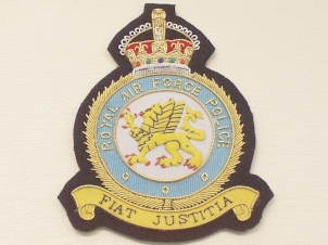 RAF Police KC blazer badge - Click Image to Close