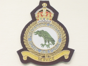 RAF Maintenance Command KC blazer badge 111 - Click Image to Close