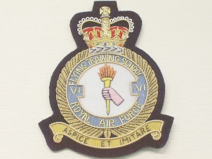 6 Flying Training School wire blazer badge - Click Image to Close