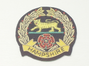 Hampshire Regiment (pre 1946) blazer badge - Click Image to Close
