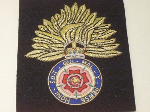 Royal Fusiliers (City of London) KC blazer badge - Click Image to Close