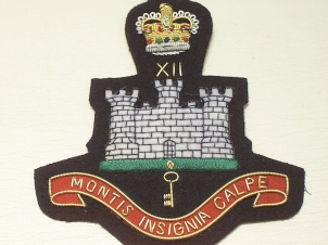 Northants regt crest blazer badge - Click Image to Close