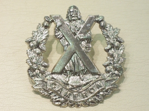 Cameron Highlanders cap badge - Click Image to Close
