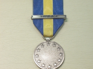 EU ESDP bar EUPM HQ & Forces full size medal - Click Image to Close