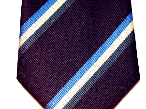 Arabian Service medal polyester striped tie - Click Image to Close