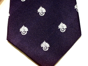 Royal Fusiliers silk crested tie - Click Image to Close