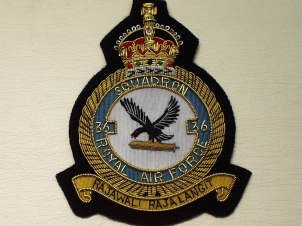 36 Sqdn RAF KC blazer badge - Click Image to Close
