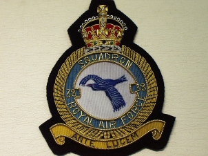 38 Squadron KC RAF blazer badge - Click Image to Close
