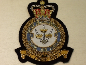 3 Group Hdqtrs RAF blazer badge - Click Image to Close