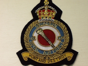 169 Sqdn KC RAF blazer badge - Click Image to Close