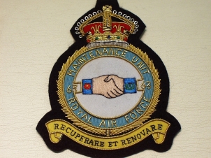 63 MU RAF blazer badge - Click Image to Close