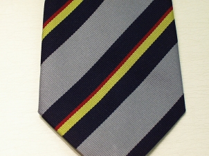 Royal Scots Greys polyester striped tie 157 - Click Image to Close