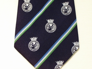 Battle of Atlantic 50th Anniv polyester crested tie - Click Image to Close