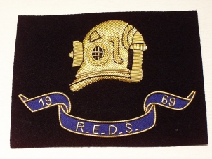 Royal Engineering Diving School blazer badge - Click Image to Close