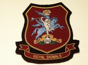 Royal Signals Airborne blazer badge - Click Image to Close