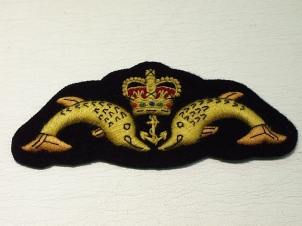 Submariners embroidered dolphin blazer badge 174 - Click Image to Close