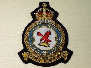 23 Sqdn KC RAF blazer badge - Click Image to Close