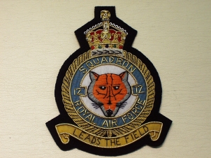 12 Sqdn KC RAF blazer badge - Click Image to Close